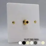 Single Gang Subwoofer Speaker Plate