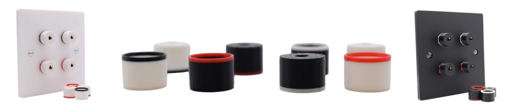 decorative speaker post caps