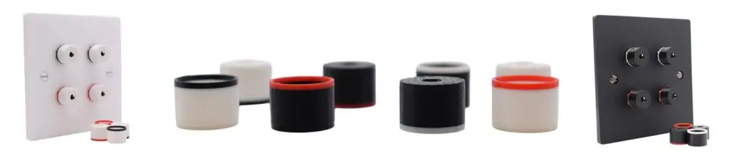 decorative speaker post caps