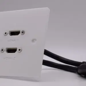 twin hdmi wall plate