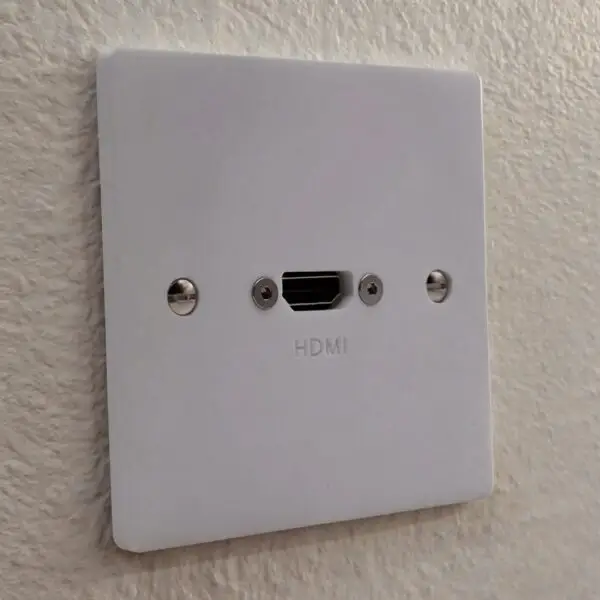 Single Gang HDMI Wall Plate Single Gang HDMI Wall Plate