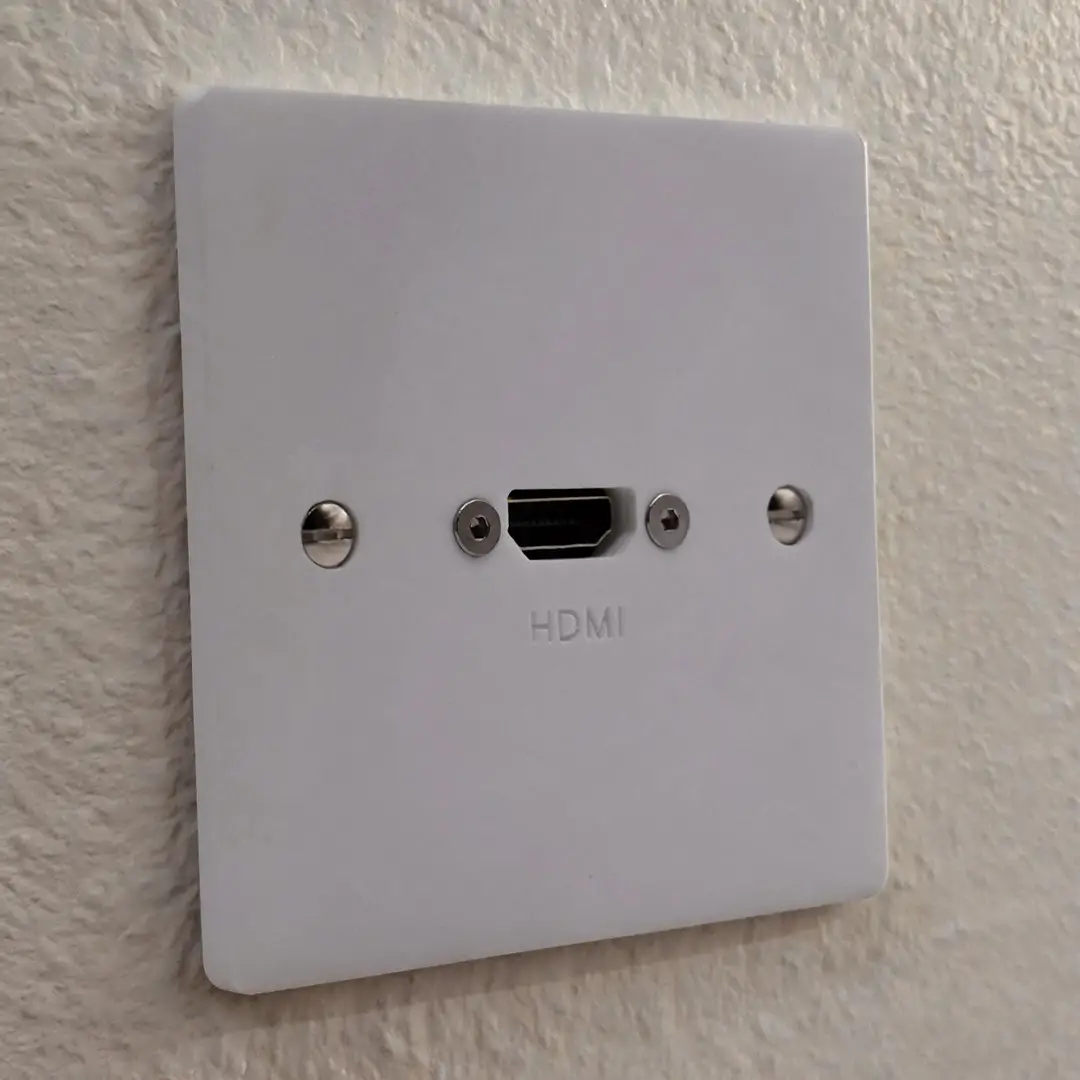 Single Gang HDMI Wall Plate Single Gang HDMI Wall Plate