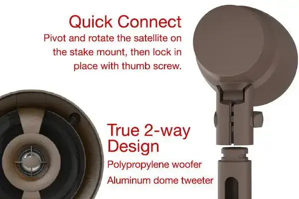 SpeakerCraft Terrazza Landscape Speakers