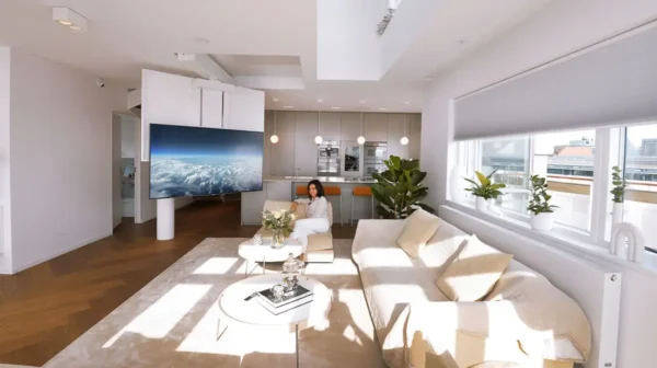 Future Automation CHRTS Fold Down TV With Rotation & Extra Drop