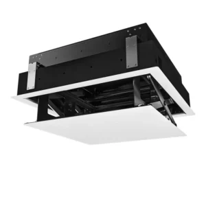 pdr-com suspended ceiling tv lift partially opened