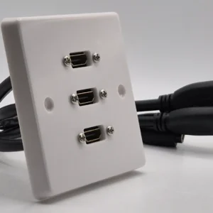 triple hdmi connection plate