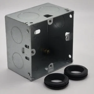 47mm Deep Single Gang Steel Back Box