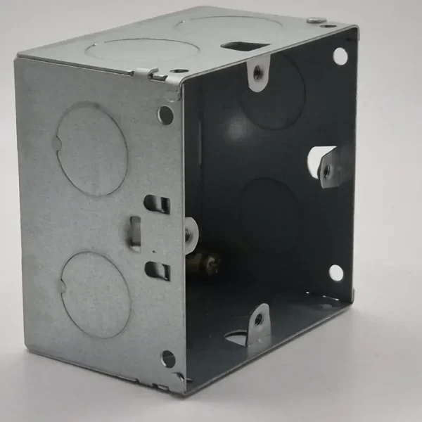47mm Deep Single Gang Steel Back Box