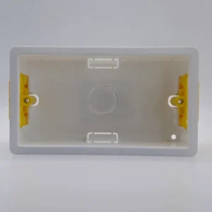 single gang 47mm plasterboard back box