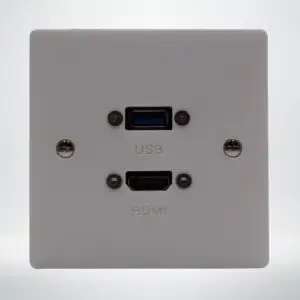 HDMI & USB A Wall Plate HDMI & USB A Wall Plate