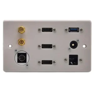 Flat Screen TV Connection Wall Plate