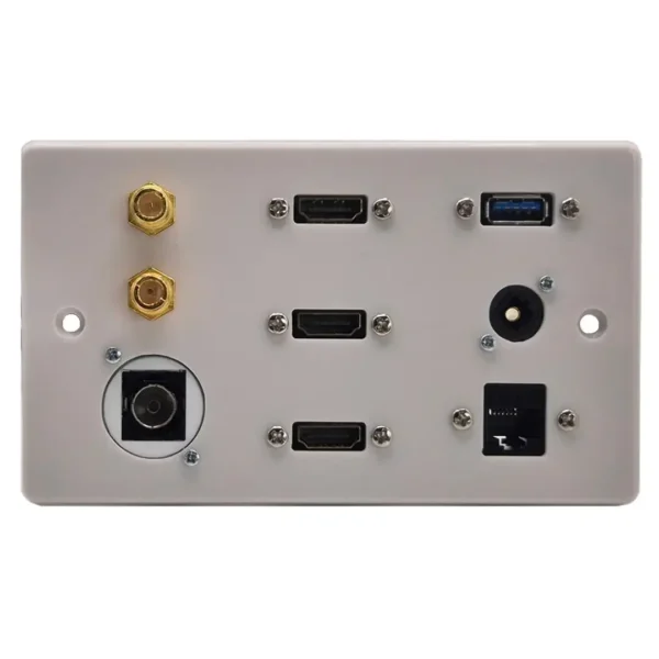 Flat Screen TV Connection Wall Plate