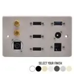 Flat Screen TV Connection Wall Plate