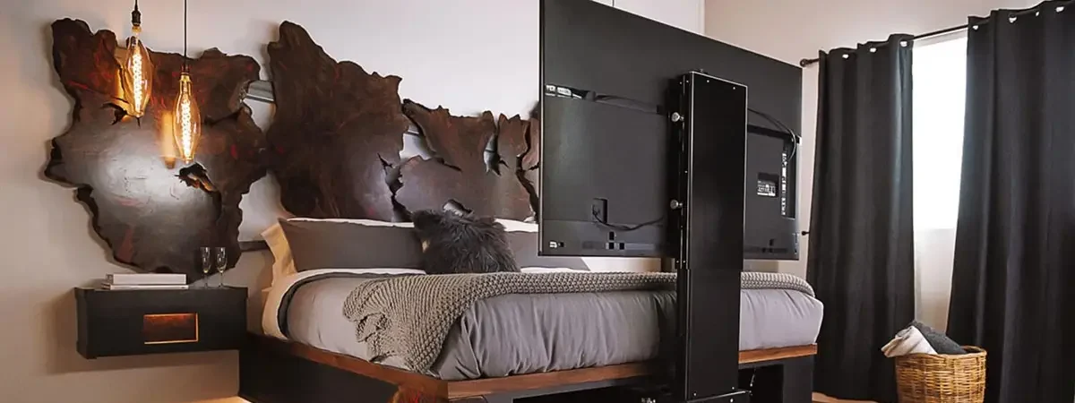under bed tv lift image