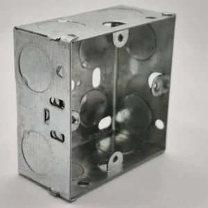 35mm Deep Steel Single Gang Back Box - Image 4