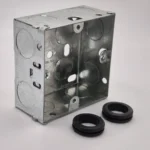 35mm Deep Steel Single Gang Back Box