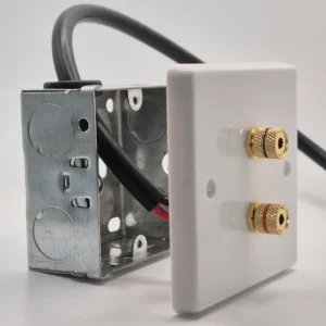 speaker wall plate with 35mm deep back box