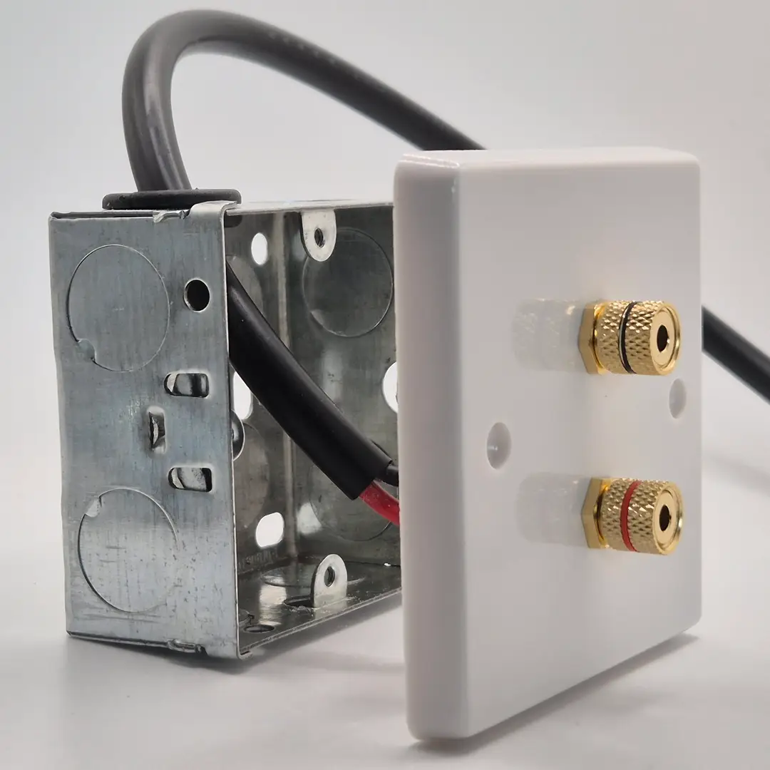 speaker wall plate with 35mm deep back box