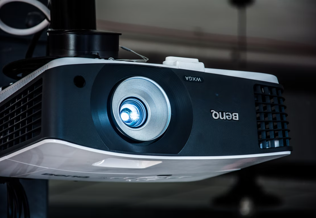 A projector with a projector lift