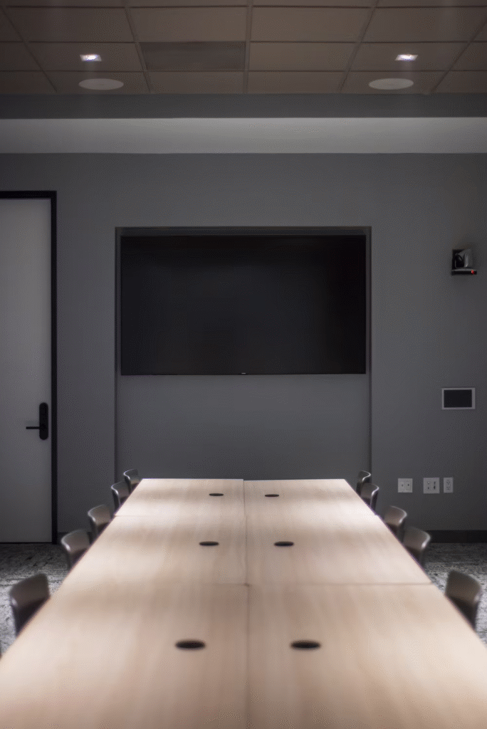AV Equipment in Meeting Rooms in a corporate environment 