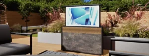 cineair outdoor tv lift cabinet