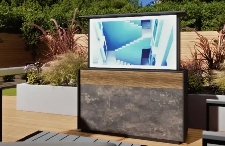 cineair outdoor tv lift cabinet