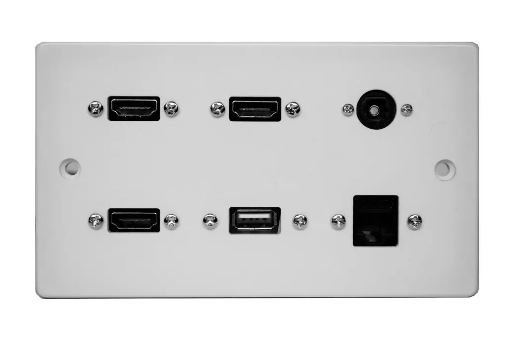 av wall plate with hdmi