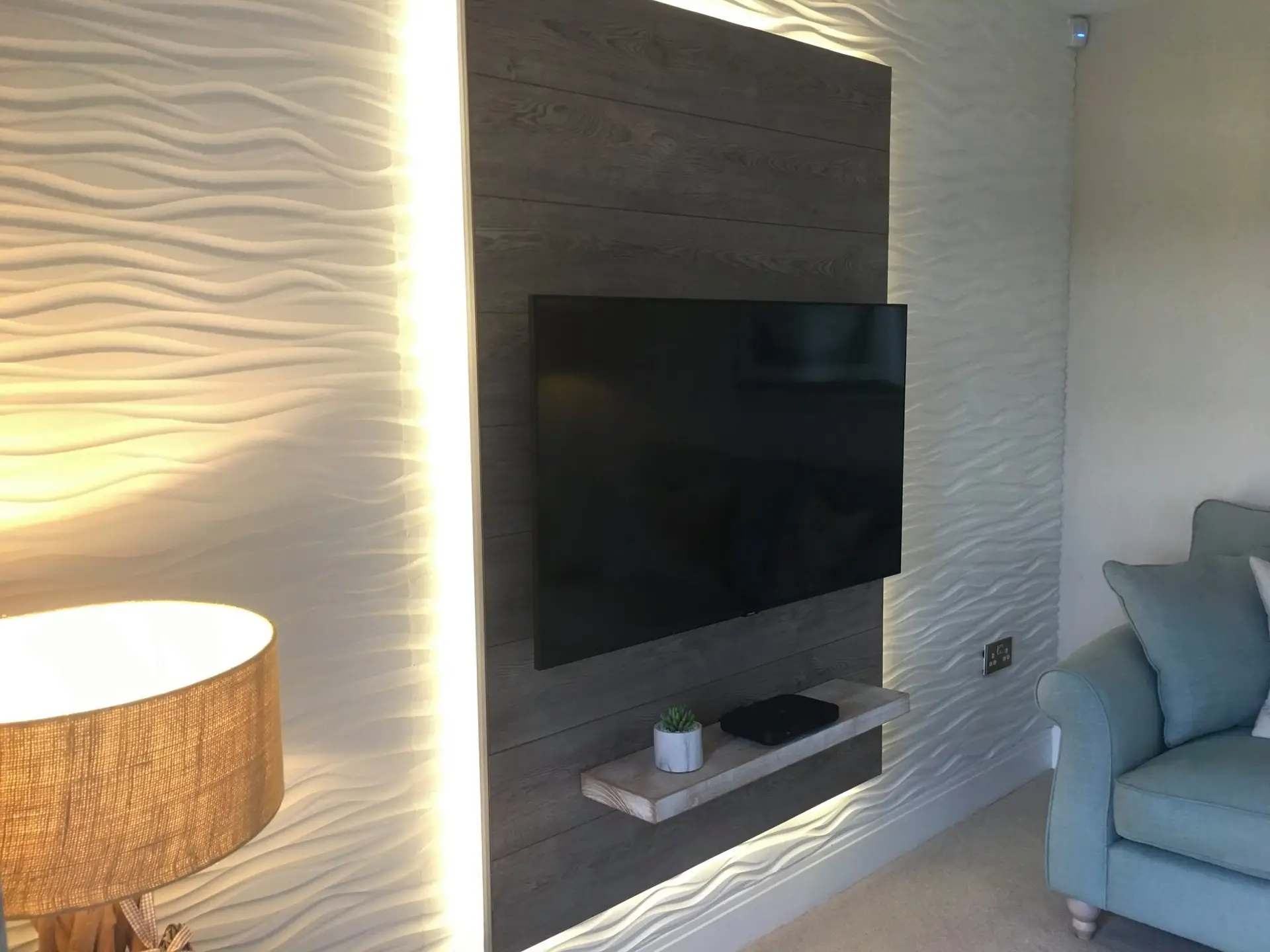 floating tv wall panel media wall