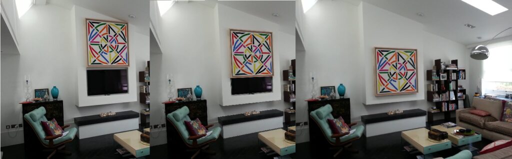picture lifts and moving artwork hidden TV