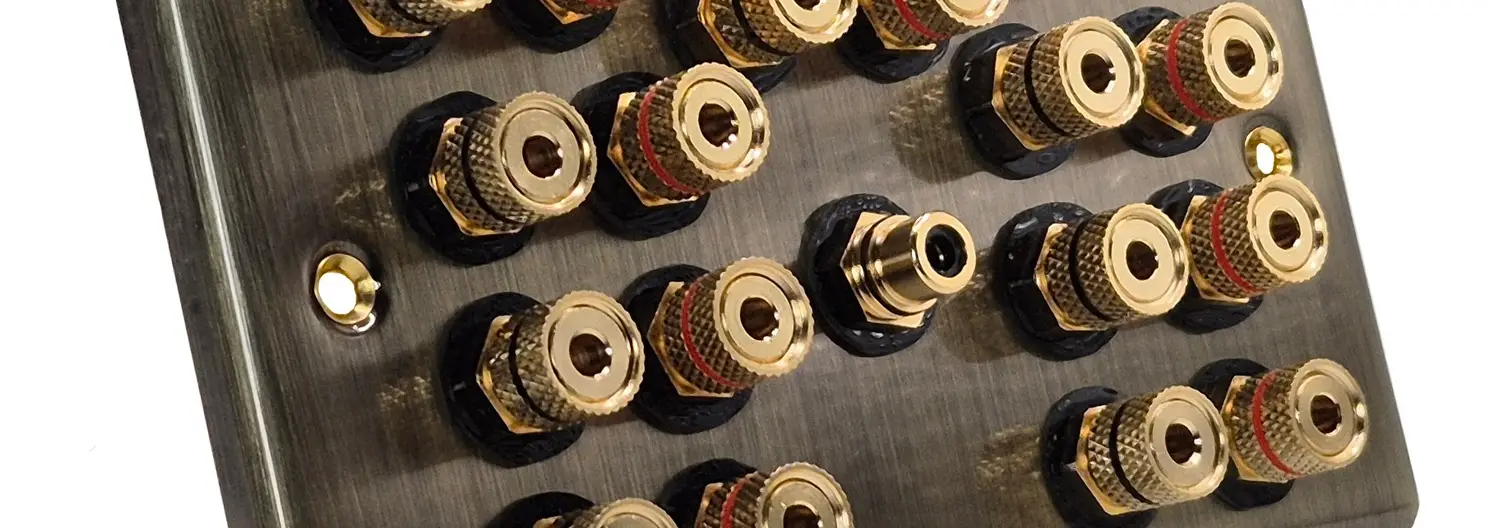 speaker connection plates