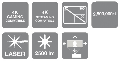 epson eh-ls11000w projector feature icons