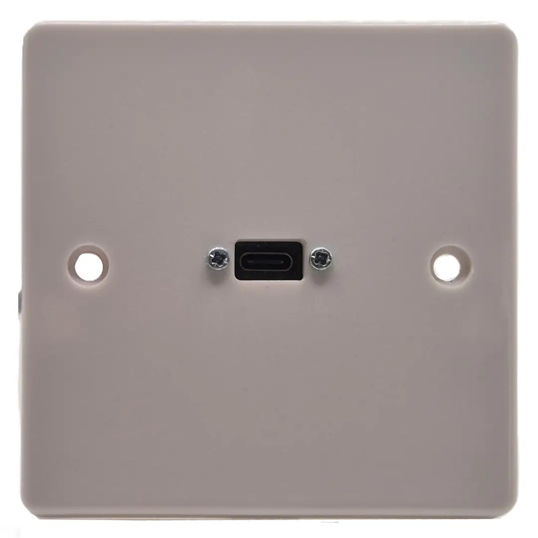 Single USB-C Connection Plate