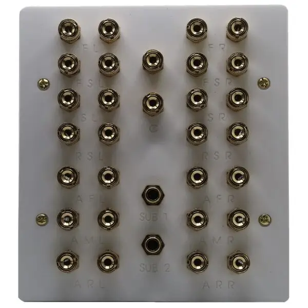 Dolby Atmos 9.2.6 Speaker Wall Plate