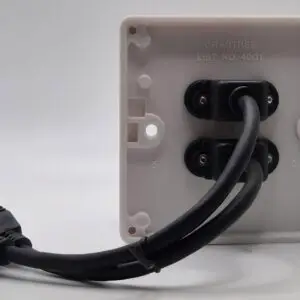 usb socket wall plate with dual usb3 connections