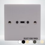Single Gang USB-C 3.2 connection Plate