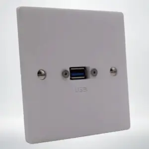 usb-c socket on single gang plate
