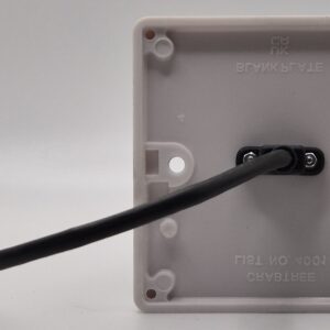 usb-c socket on a single gang connection plate