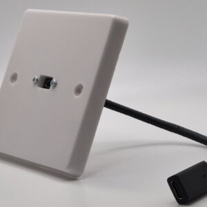 usb-c wall plate with single usb type c socket
