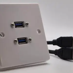 Dual USB Connection Plate - Image 2