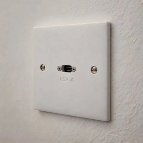 Single Gang USB-C 3.2 connection Plate