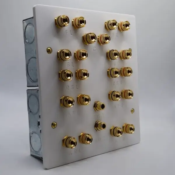 Dolby Atmos 7.2.4 Speaker Wall Plate