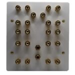 Dolby Atmos 7.2.4 Speaker Wall Plate