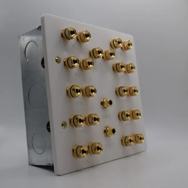 Dolby Atmos 7.2.4 Speaker Wall Plate