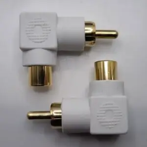 right angle rca adaptors