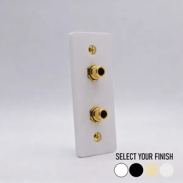 Dual Subwoofer Architrave Wall Plate Dual Subwoofer Architrave Wall Plate