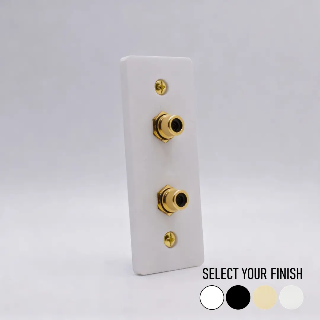 Dual Subwoofer Architrave Wall Plate Dual Subwoofer Architrave Wall Plate