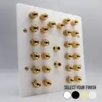 Four Gang Dolby Atmos 9.1.4 / 9.2.4 / 9.4.4 / 13.2 / 13.4 Speaker Plate