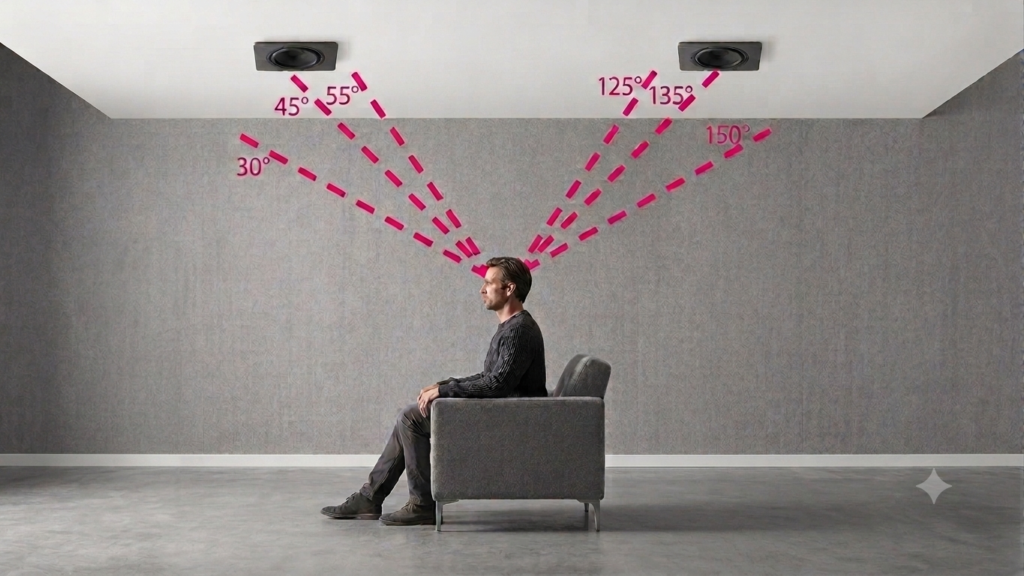 Atmos four overhead speaker setup