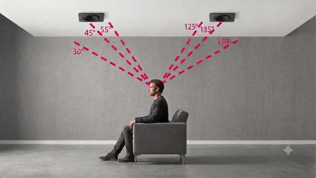 Atmos four overhead speaker setup