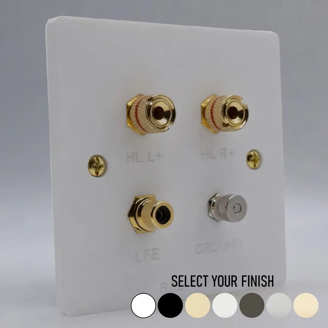 Single Gang REL Subwoofer Wall Plate Single Gang REL Subwoofer Wall Plate